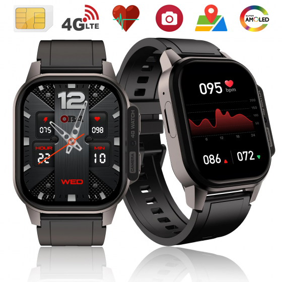 ENOMIR Smartwatch 1.8″ Con Chiamate, Cardio, SpO2, Sonno, Alexa E 100 Modalità Sport – Per Donna E Uomo