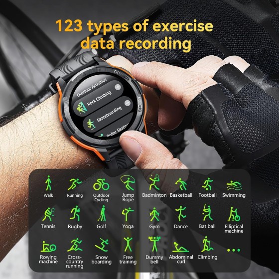 OUKITEL BT10 Smartwatch Oukitel BT10 Rugged Sports Watch