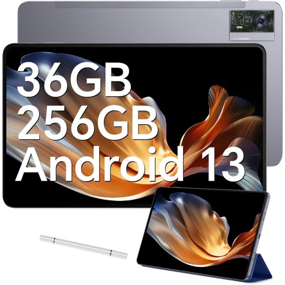 Oukitel OT5: 12.2" 2K Display, 11000mAh Batt, Helio G99, 12+256GB, Stylus, Android 13