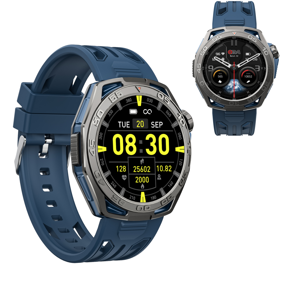 Smartwatch 4G LTE Smart Watch Monitoraggio Salute fitness GPS,Batteria 1000mAh, IP67,fotocamera OMOLED, Android e IOS cassa 49m