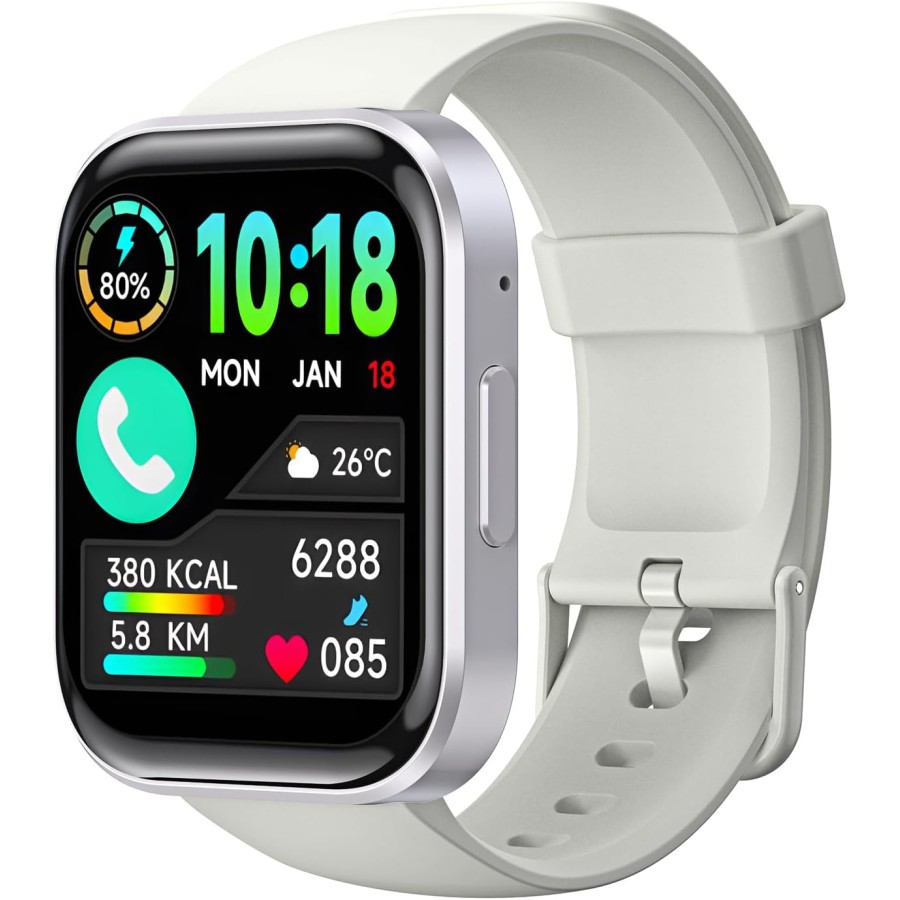 OUKITEL BT103 Unisex Smartwatch: 1.91" 100+ sports modes, heart rate, sleep tracking, step counter. Compatible iOS and Android OUKITEL BT103 Unisex Smartwatch: 1.91" 100+ sports modes, heart rate, sleep tracking, step counter. Compatible iOS and Android