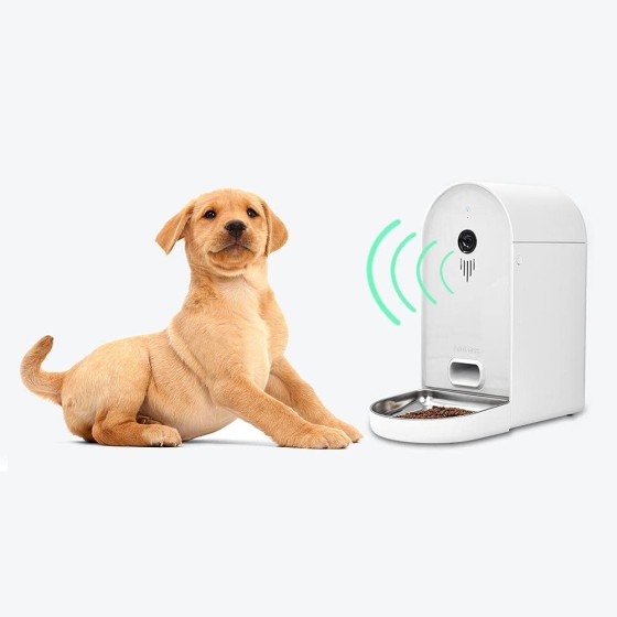 "Monitor and Feed Your Pets with DOGNESS Smart Cam Feeder: HD WiFi Camera with Two-Way Audio, Night Vision and Portion Control"