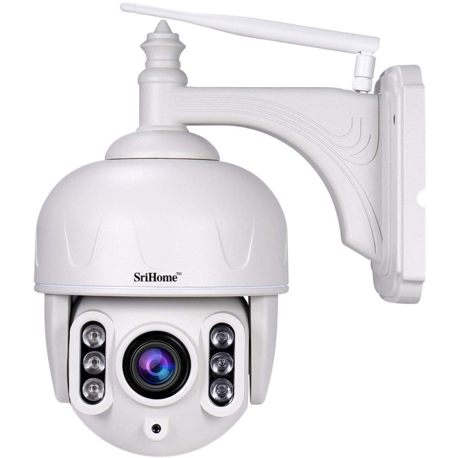 Telecamera PTZ SH028 con Zoom Ottico, WiFi, Hotspot Wireless, Infrarossi e Supporto SD - Risoluzione HD 3.0 Megapixel, IR Cut e