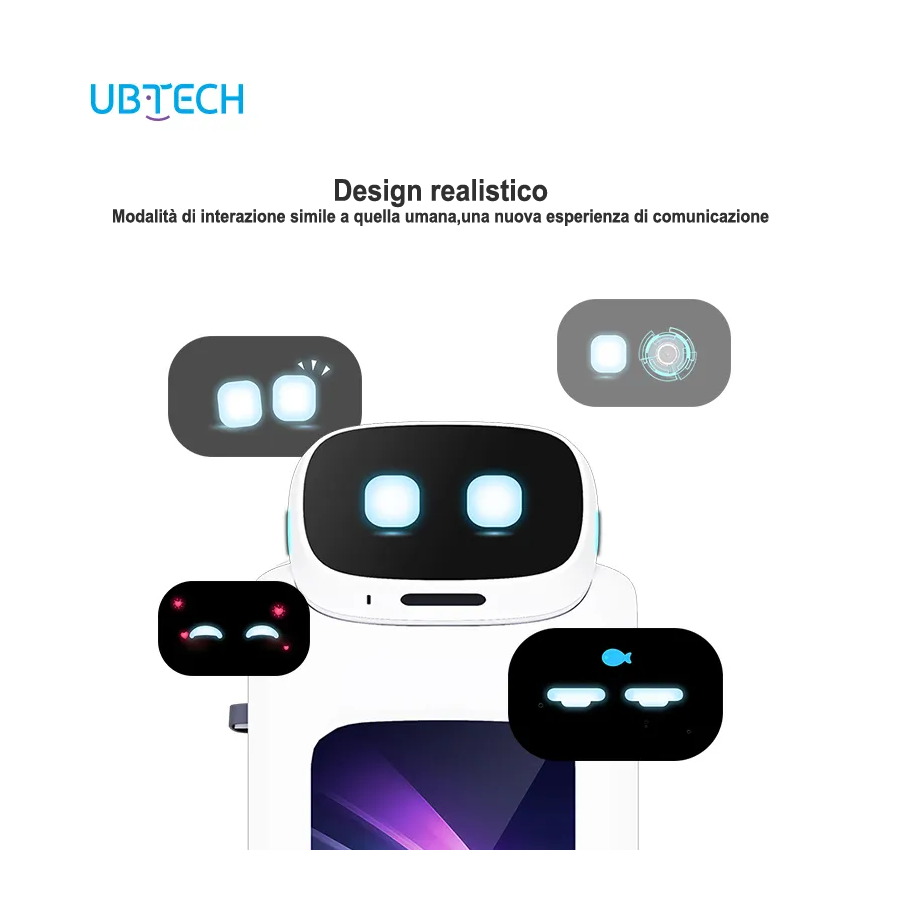 Robot cameriere UBTECH GiroBOT-L100: AI, Wi-Fi,4G, batteria a lunga durata, facile da usare Display pubblicitario