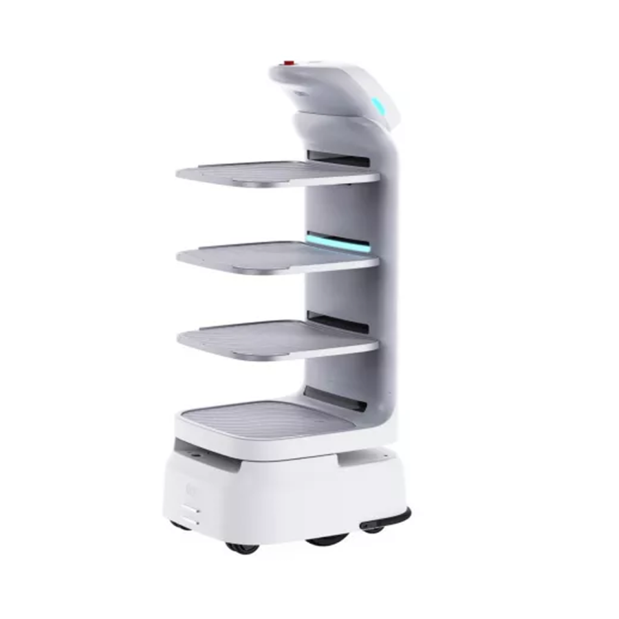 Robot cameriere UBTECH GiroBOT-L100: AI, Wi-Fi,4G, batteria a lunga durata, facile da usare Display pubblicitario