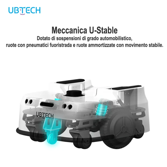 Robot cameriere UBTECH GiroBOT-L100: AI, Wi-Fi,4G, batteria a lunga durata, facile da usare Display pubblicitario