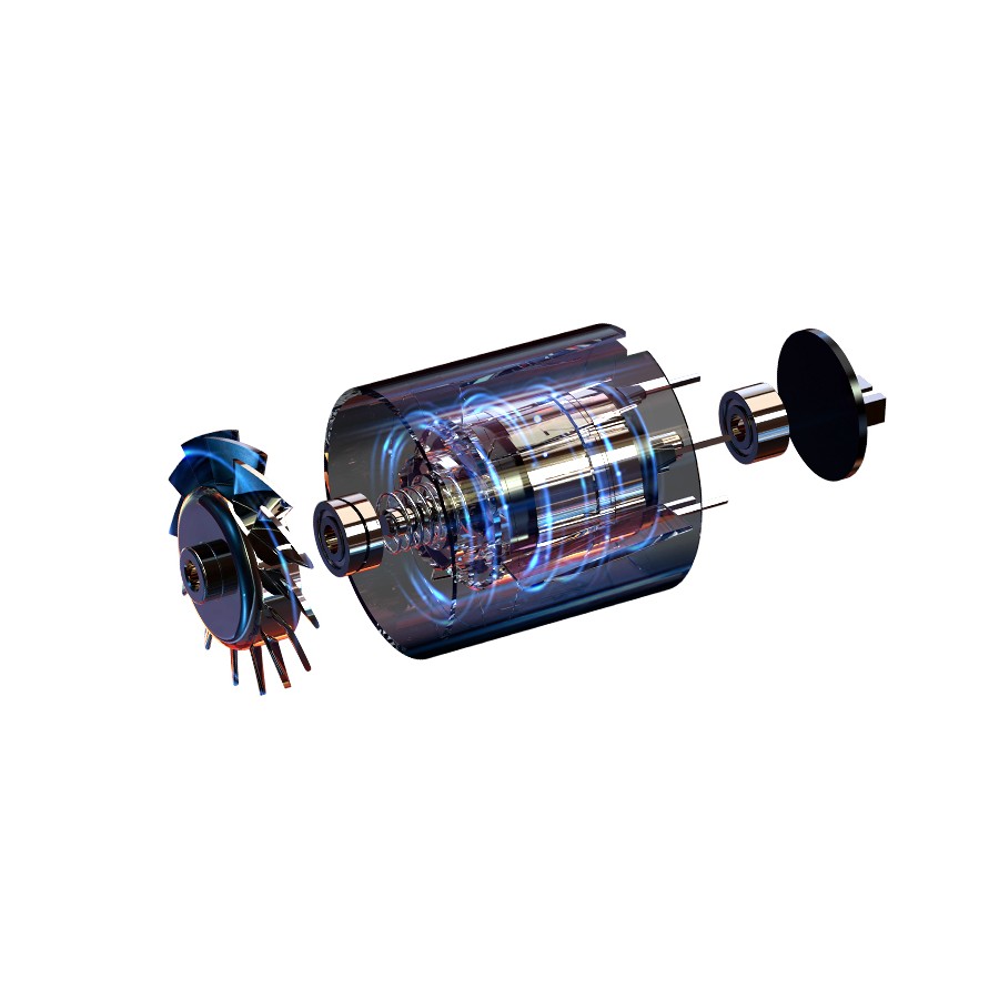 Asciugacapelli OBA-HY01PRO: KIT Hair dryer Full Bag, Capelli Sani - 500 Milioni Ioni Negativi,120.000 RPM, 75 m/s, 54 dB