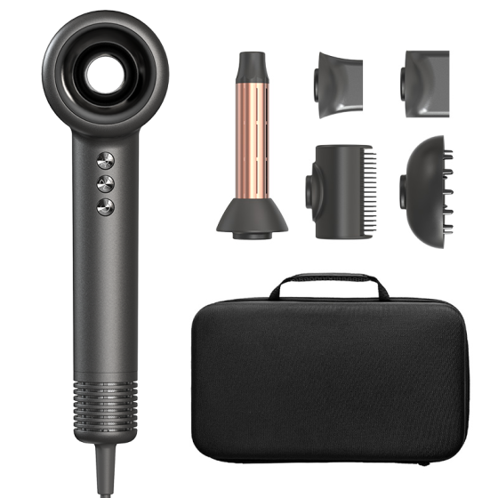 OBA-HY01PRO Hair Dryer:KIT Perfect Blow Dry, Healthy Hair - 500 Million Negative Ions, 120,000 RPM, 75 m/s, 54 dB