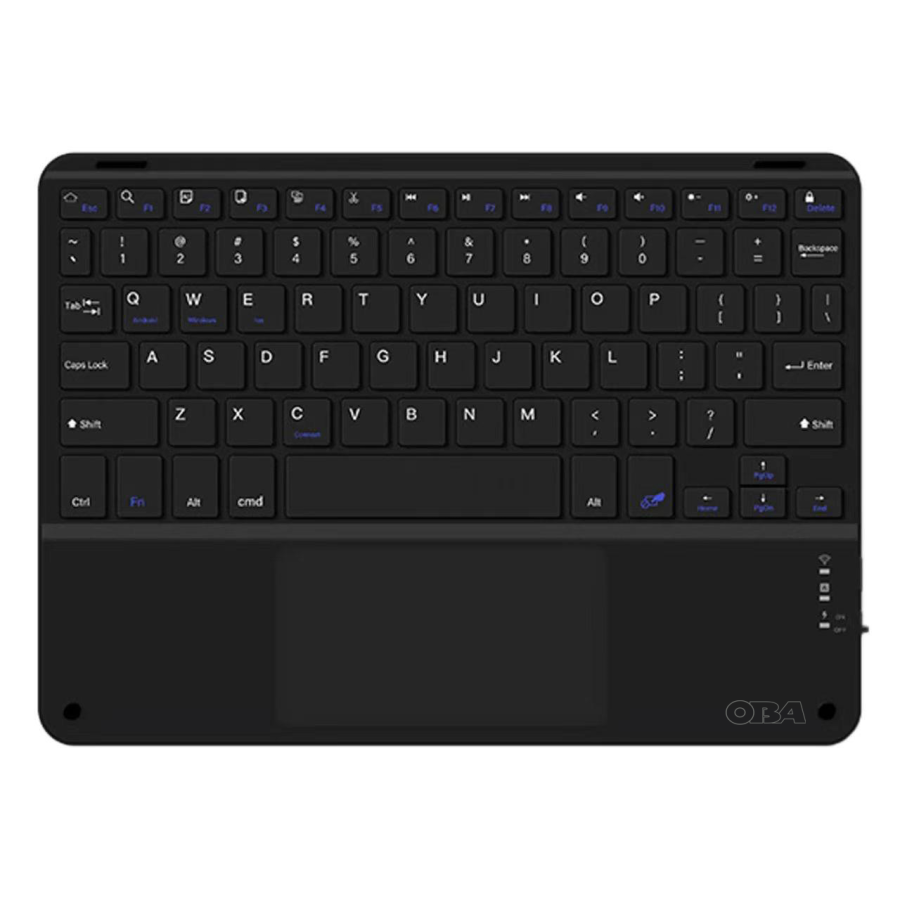 OBA Tastiera Bluetooth 5.0, 108 Tasti, Compatibile con PC/MAC/iPad/iPhone, Batteria 40 Ore, Nero fino a 11 pollici