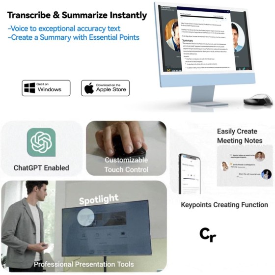 CHEERDOTS 2 PRO AI Wireless Mouse: Il Tuo Strumento Definitivo per la Produttività