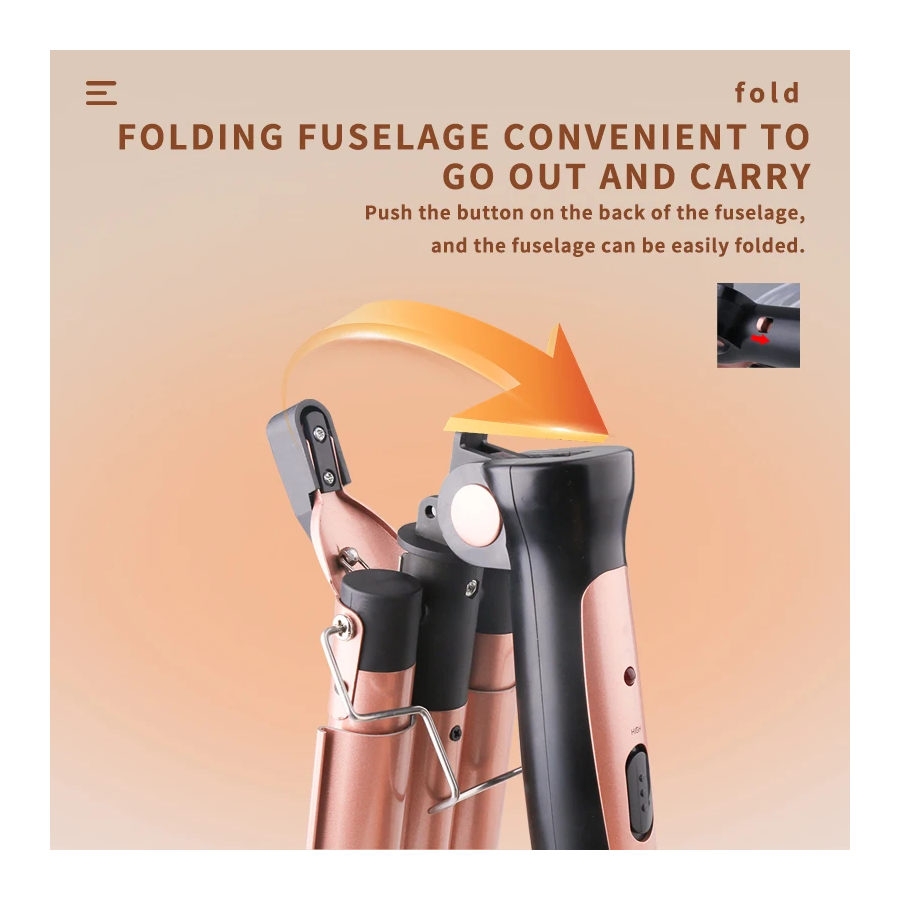 KM-AR1010 Professional Curling Iron | Titanium Ceramic 90W | Curls & Waves for Wet/Dry Hair