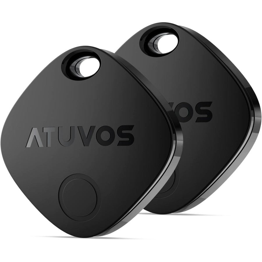 ATUVOS Air Tag Smart Tracker 2 pezzi Nero, Bluetooth Localizzatore Compatibile con Apple Dov'è , Trova oggetti chiavi bagagli ATUVOS Air Tag Smart Tracker 2 pezzi Nero, Bluetooth Localizzatore Compatibile con Apple Dov'è , Trova oggetti chiavi bagagli