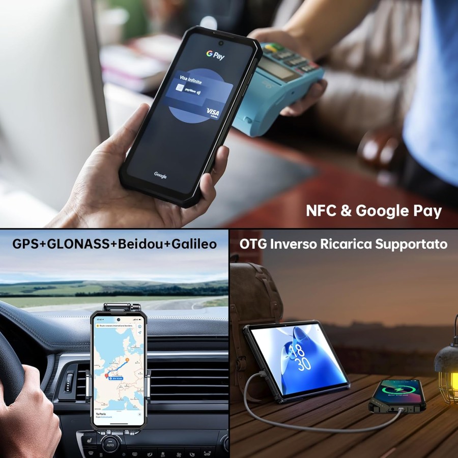 copy of Oukitel WP27 8500mAh IP68 IP69K Global Bands Rugged Smartphone (12+256GB NFC)