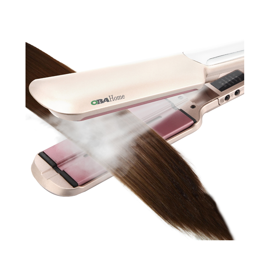 "Piastra per capelli infrarossi a vapore professionale in ceramica: lisciare i capelli da 160° a 230°C con la migliore tecnologi