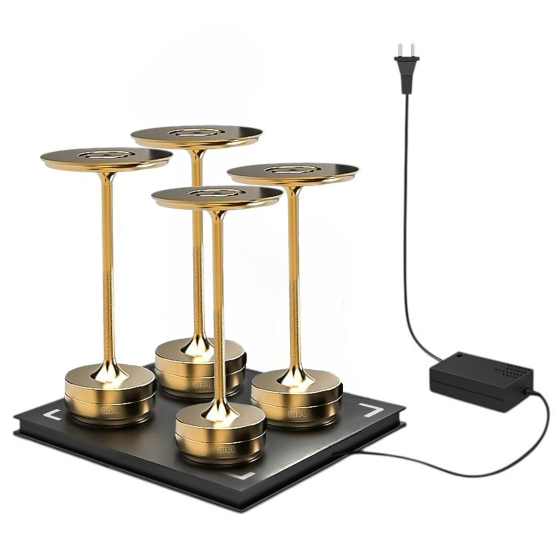 Kit 4 Lampade da Tavolo OB-LD101: Lampada Stile Classico e Tecnologia Wireless