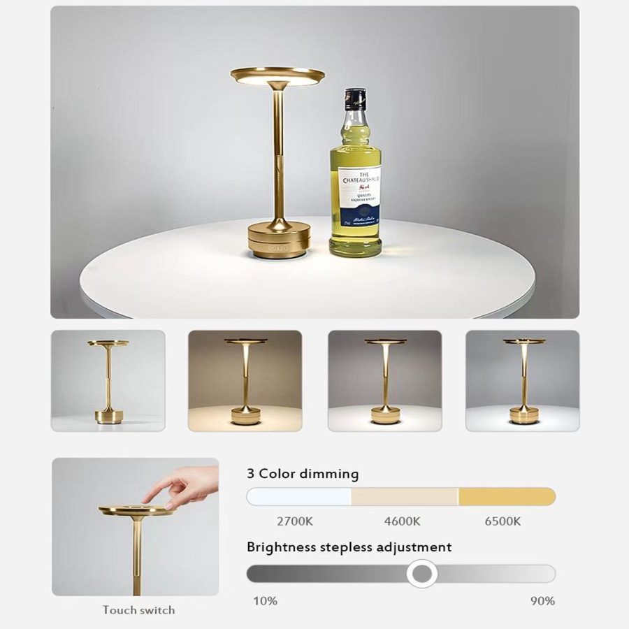 Lampade da Tavolo OB-LD101: Lampada Stile Classico e Tecnologia Wireless