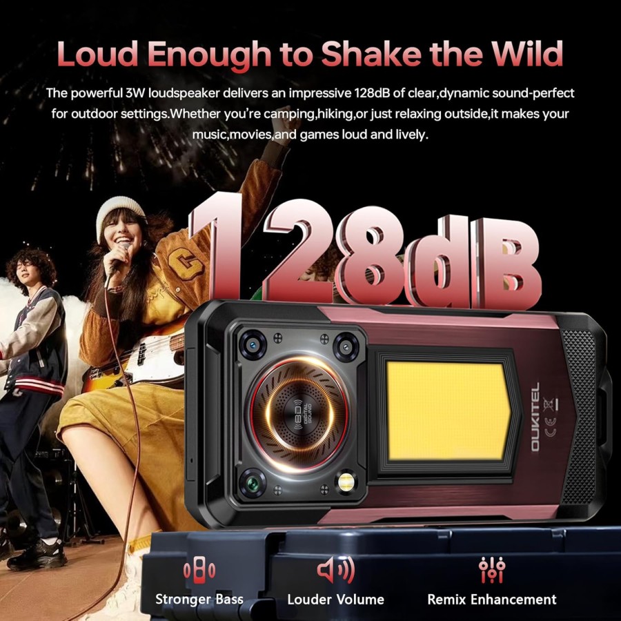 Oukitel WP56 5G Rugged Phone 6.8''FHD+Display 16000mAh Battery 108MP Camera Android 15(12GB+512GB NFC