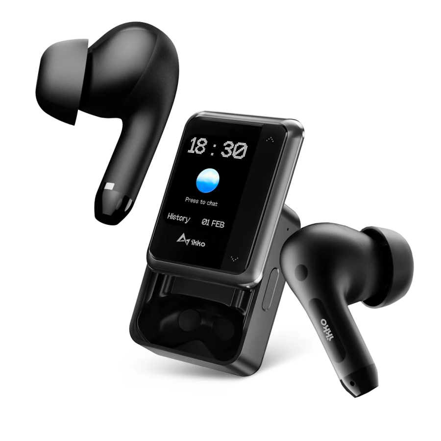 Auricolari cuffie TWS AI Smartphone Ikko Active Buds: ANC, Traduttore, 4G/WiFi, App Store e 70h di autonomia ikko Italia