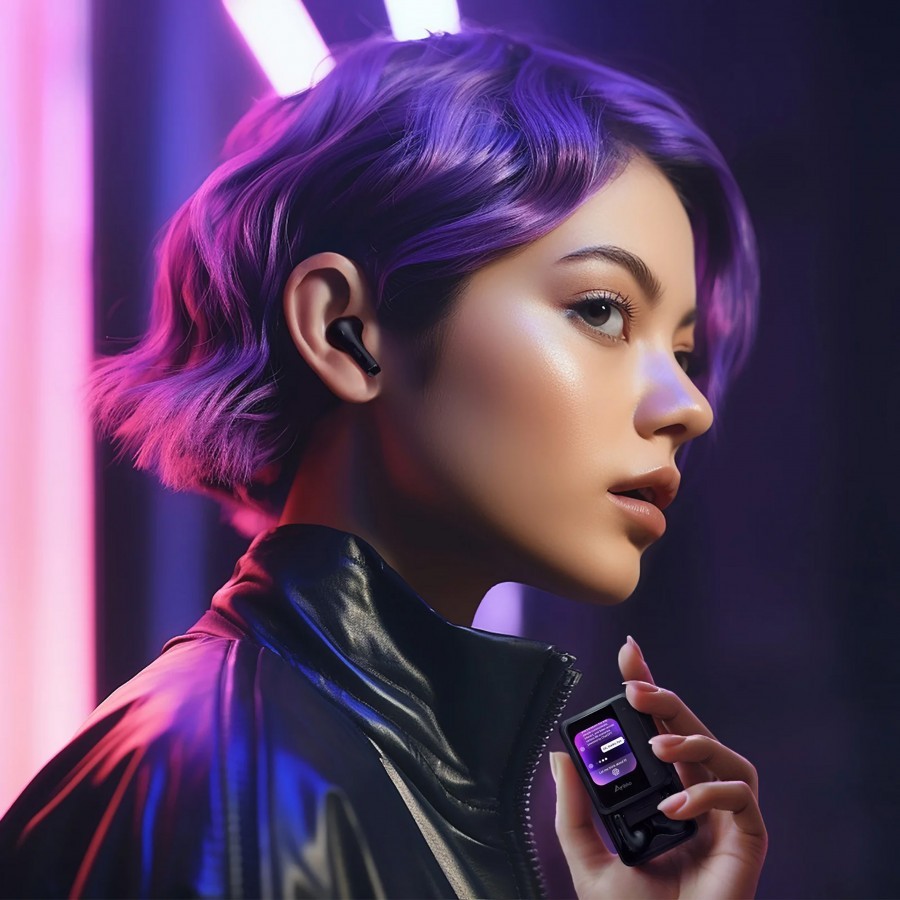 Auricolari cuffie TWS AI Smartphone Ikko Active Buds: ANC, Traduttore, 4G/WiFi, App Store e 70h di autonomia ikko Italia