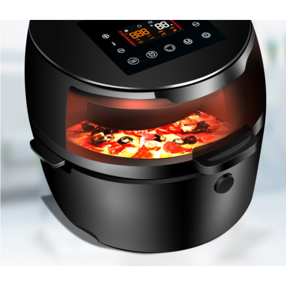 "Friggitrice ad aria OBA-OH08 8L: cucina sana e gustosa con sistema aria rotante touch screen Senza Olio"