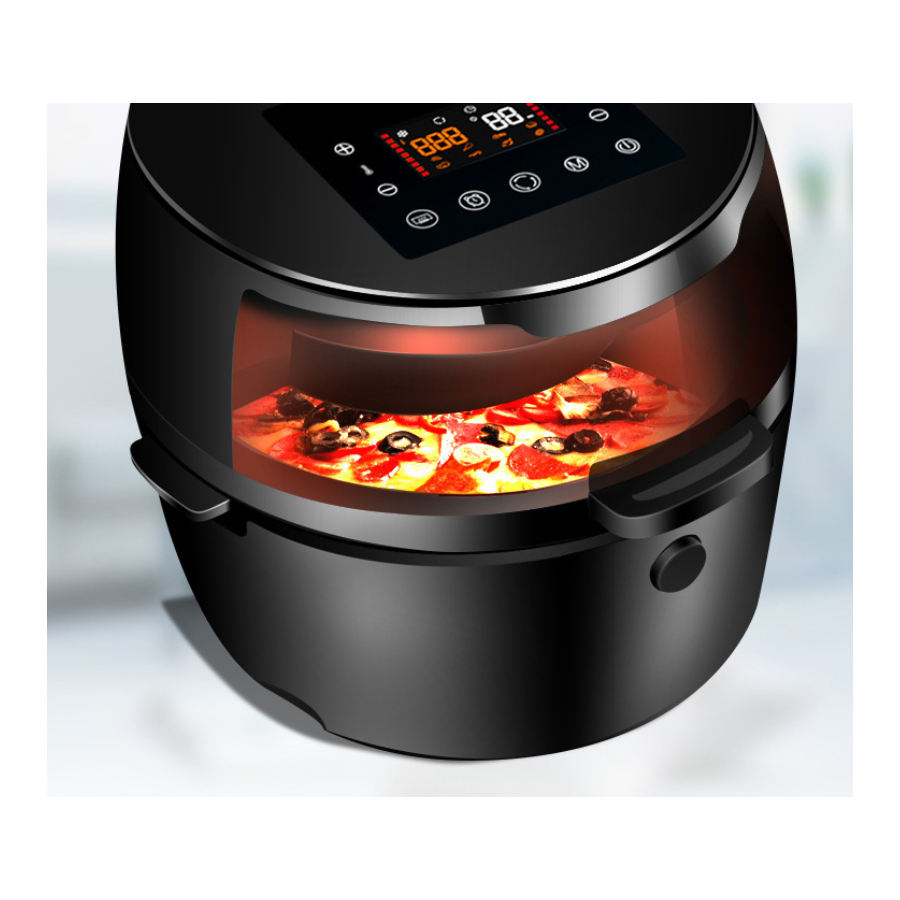 OBA-OH08 8L Air Fryer with Rotating Air System and Oil-Free Cooking for Healthy and Delicious Meals - Touch Screen Included!