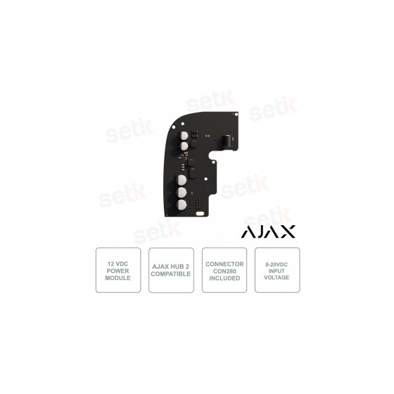 "12V DC Power Module for Ajax Hub 2 - Compatible with AJ-DC12V-PCB2: The Ideal Solution for Maximum Security and Efficiency"