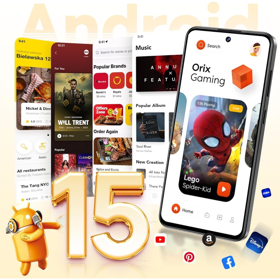 copy of Oukitel C68 Plus | Display 7.2" 120Hz | Innovativo Schermo Posteriore | Android 15 | 6000mAh | 64MP Gold