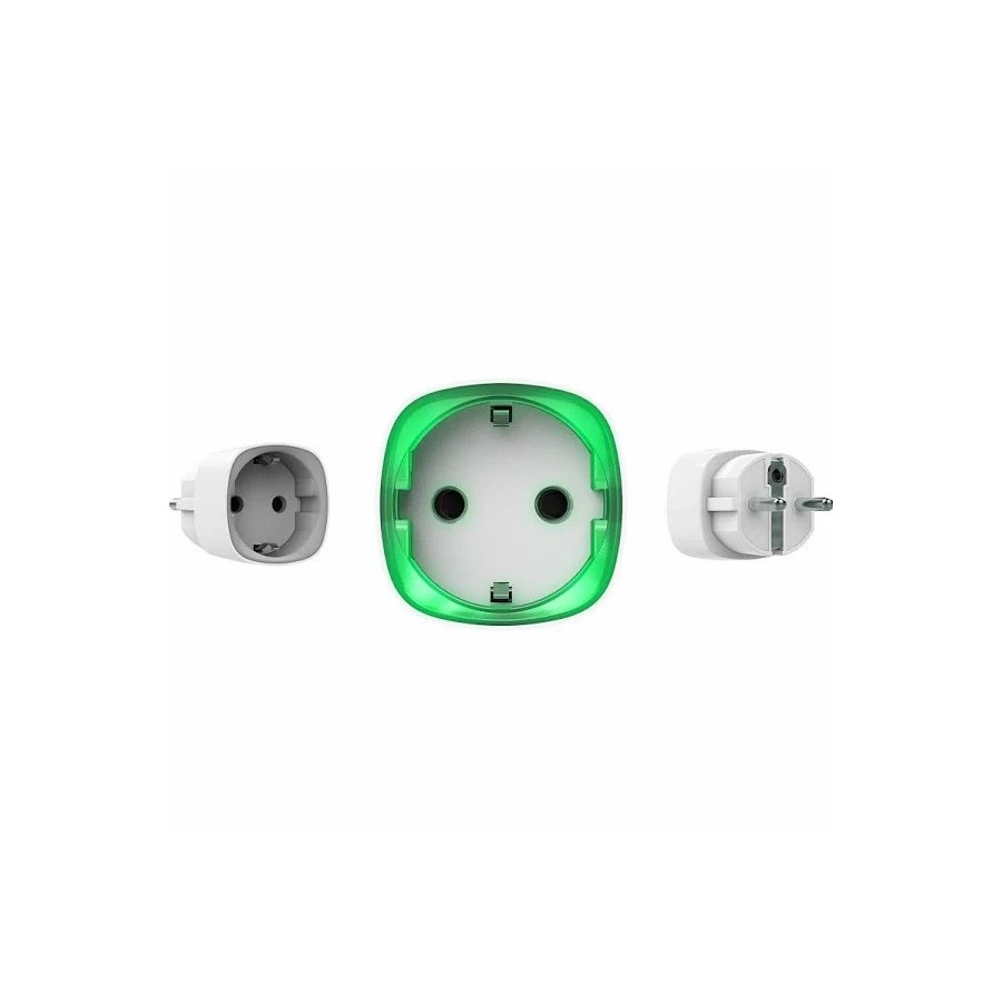 AJ-SOCKET-W Ajax Smart Plug con telecomando Senza fili 868 MHz Jeweller Antenna interna portata 1000 m