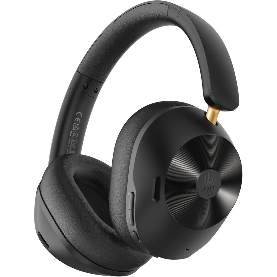 OneOdio A5 Cuffie Bluetooth Con Cancellazione Rumore Attiva Adattiva fino al 98%,LDAC Hi-Res Wireless 75 Ore ANC Ibrida Nero