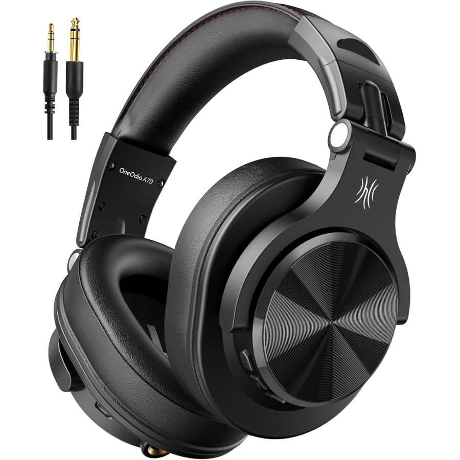 OneOdio A70 Cuffie Bluetooth Over Ear Hi-Fi con Microfono, 72 Ore, Jack 3,5/6,35 mm, Wireless e Cavo