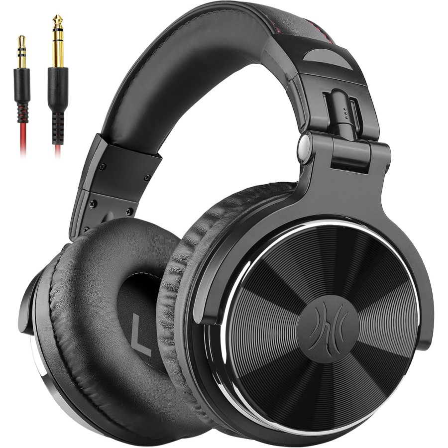 OneOdio Pro 10 Cuffie Over Ear Professionali con Microfono, Jack 3,5/6,35 mm, SharePort, DJ, Studio, PC, Chitarra e Podcast
