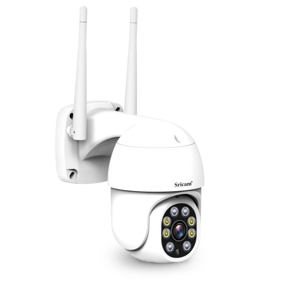 "Telecamera motorizzata SriHome SP028: wifi, hotspot wireless, infrarossi e molte altre funzionalità"
