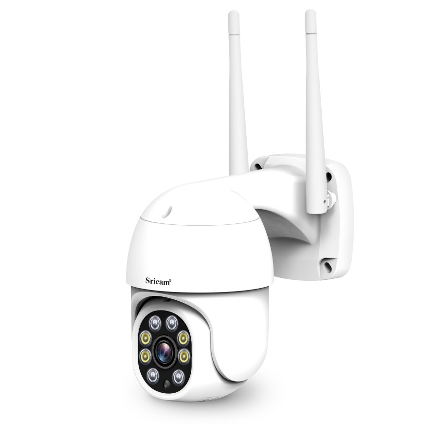 "SriHome SP028: Motorized Camera with Wifi, Wireless Hotspot, Infrared and More Features for 24/7 Monitoring and Security"