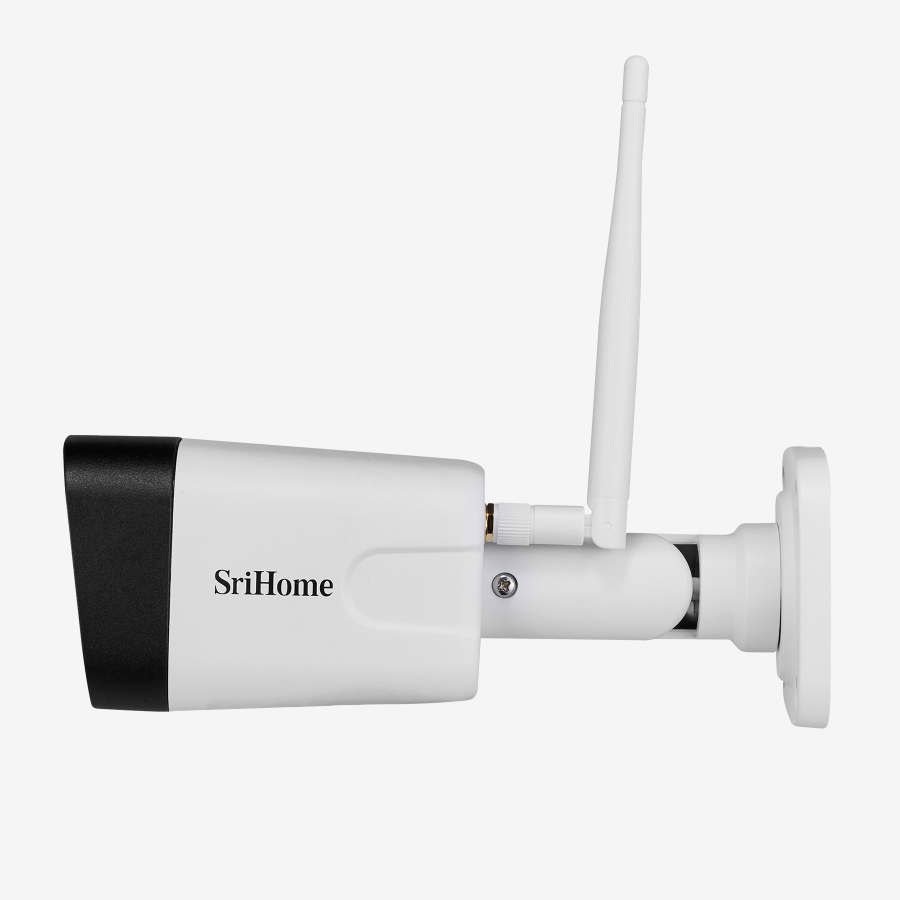 "Telecamera wifi SriHome SH035: sorveglianza HD a 3.0 MP con audio e microSD"