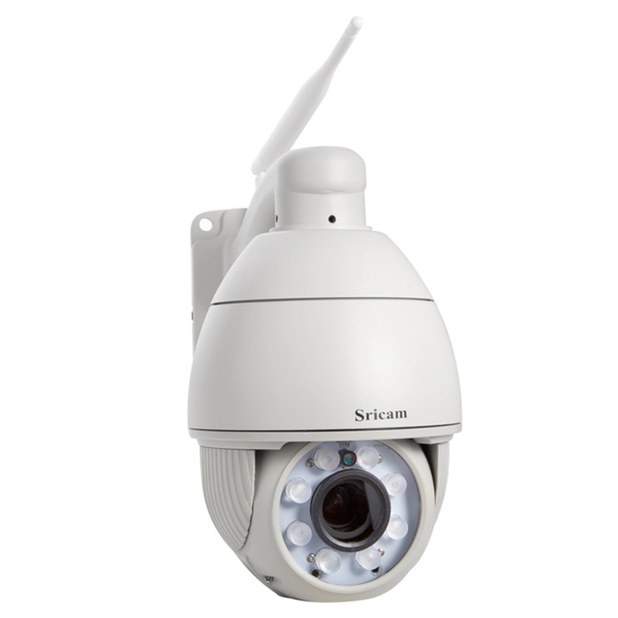 SriHome's SP008-S QHD 5MP IP Camera - Wifi 5G, Motorized, SD Support up to 128GB, Built-in Mic, and Color Night Vision"
