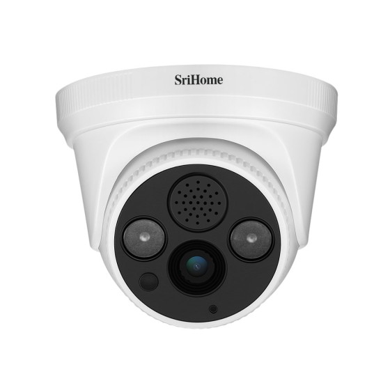 SH030  SriHome telecamera wifi ip camera wireless infrarossi 3.0 megapixel hd ir cut onvif p2p supporto sd audio