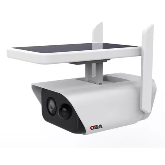 Solar Camera Oba-SL03-X 3MP: Smart Surveillance with Audio, OBA Lite APP, and SD Card