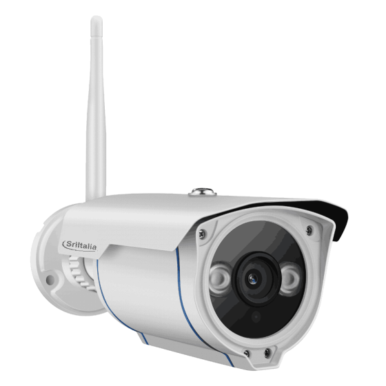 "Wireless Wifi SriHome SP007-SH Outdoor IP Camera with SD Card Support and 3MP Resolution,with P2P and Infrared"