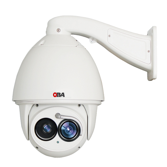 "Advanced and Precise Surveillance with OBA-IPW8 IP Camera featuring Autotracking PTZ and Laser Technology with 500m Distance"