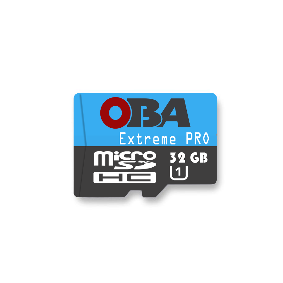 "Experience High-Quality Video and Image Storage with OBA Ultra Pro MicroSDHC 32GB Memory Card - Compatible with IP Cameras"