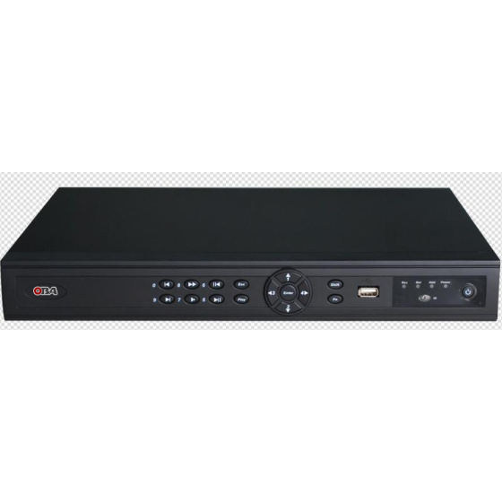 "16-Channel NVR with Facial Recognition & PoE for Perimeter Control - OBA PFD16 Surveillance System"