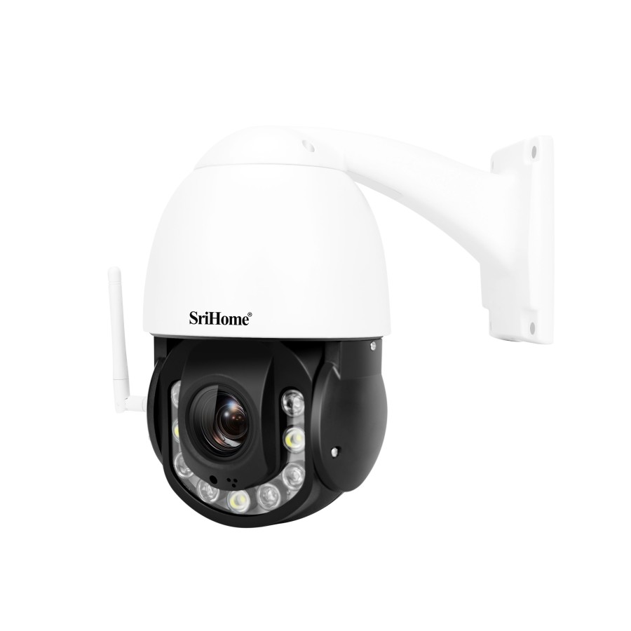 SH040 Speed Dome SriHome 5MP Zoom 20x Audio Starlight SD Card WIFI - The Best Surveillance Camera for Your Property!
