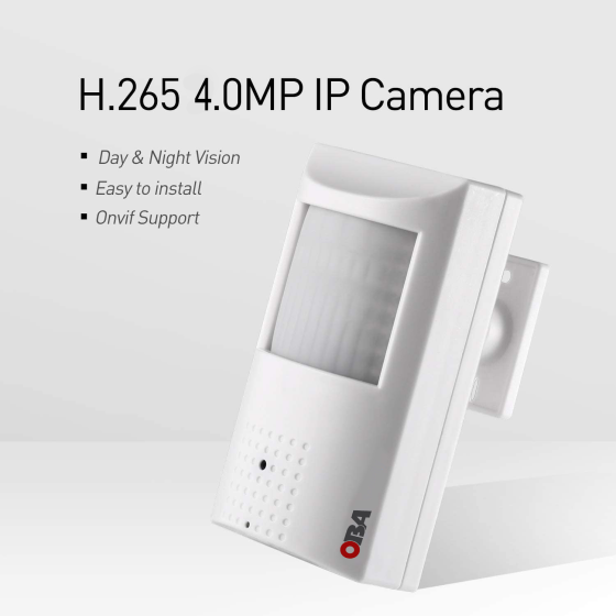 Telecamera wifi OBA MP02 con slot microSD da 4 megapixel - la spycam perfetta per la sicurezza domestica