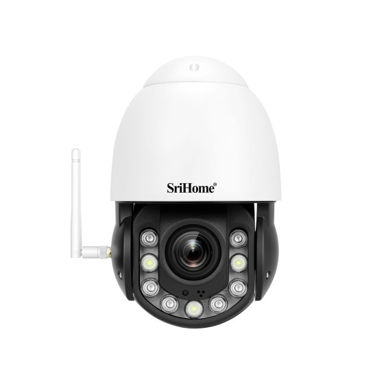 SH040 Speed Dome SriHome 5MP Zoom 20x Audio Starlight SD Card WIFI - The Best Surveillance Camera for Your Property!