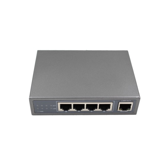 "High-Performance OBA 5 Porte Gigabit Switch with 4x 10/100/1000M Copper Cable RJ45 Ports and 18Gbps Bandwidth "