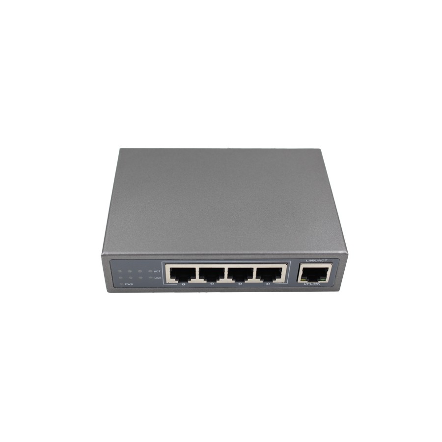 "High-Performance OBA 5 Porte Gigabit Switch with 4x 10/100/1000M Copper Cable RJ45 Ports and 18Gbps Bandwidth "