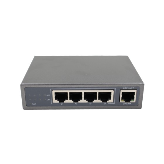 "High-Performance OBA 5 Porte Gigabit Switch with 4x 10/100/1000M Copper Cable RJ45 Ports and 18Gbps Bandwidth "