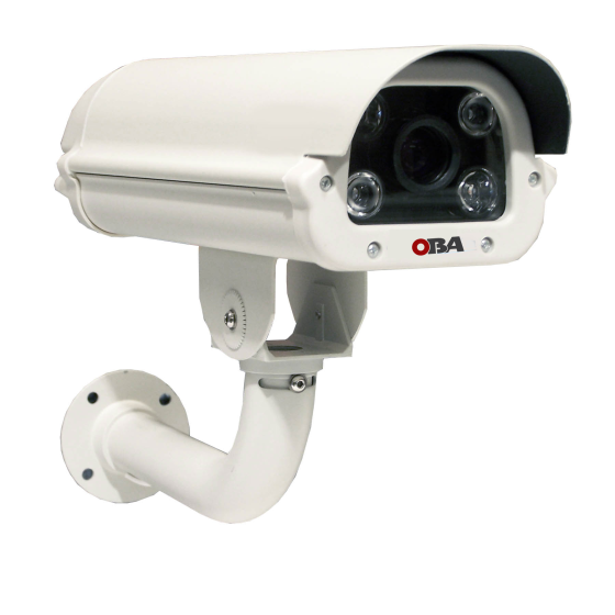 "High-Precision System OBA-IPA01W with WDR ANPR/LPR Technology Surveillance - 2.0 MP Varifocal IP Camera with LCD Display"