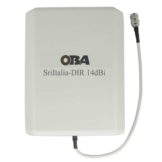 "Antenna wireless direzionale 14Db per telecamere wifi: scopri l'affidabilità della OBA DIR 14dBi"