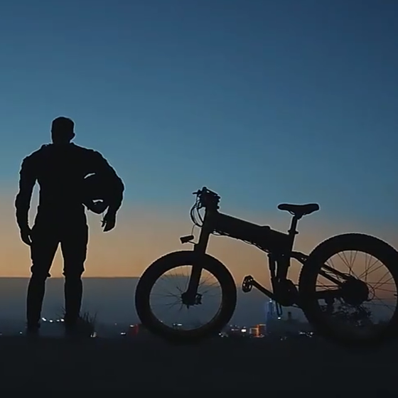 E-Bike OBA-BikeT025, bicicletta Off-road 60 km di Autonomia, Fino a 25 km/h, Motore 48V 250W 15AH, computer con display a colori